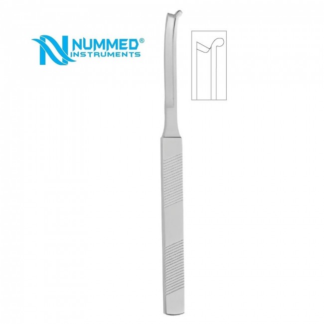 Silver Osteotome, 18cm, Left